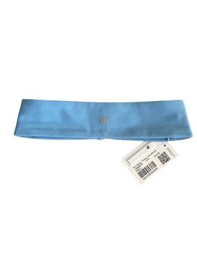 Lululemon Fly Away Tamer Headband Blue NWT OS Athletic Yoga Workout